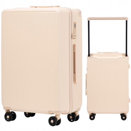 Walizka WINGS twarda średnia ABS BNT01 M DIRTY WHITE 63 l