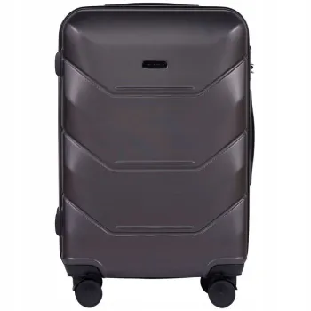 Walizka WINGS twarda średnia ABS 149 M DARK GREY 63 l