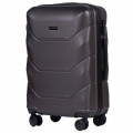 Walizka WINGS twarda średnia ABS 149 M DARK GREY 63 l