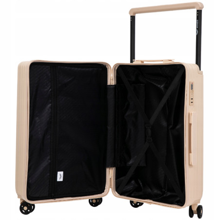 Walizka WINGS twarda średnia ABS BNT01 M DIRTY WHITE 63 l