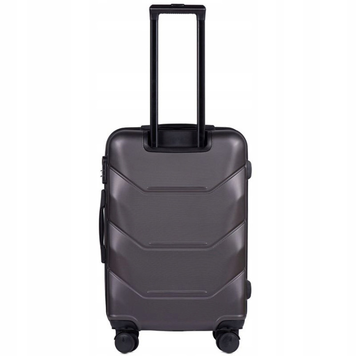 Walizka WINGS twarda średnia ABS 149 M DARK GREY 63 l