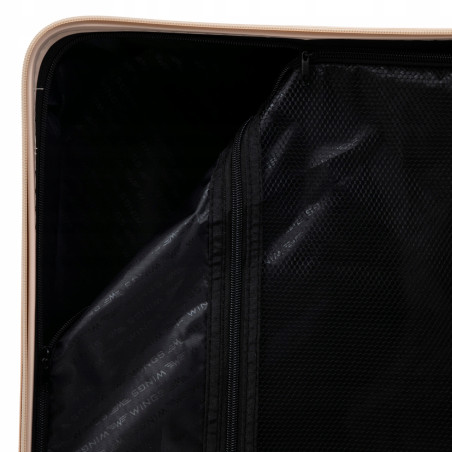 Walizka WINGS twarda średnia ABS BNT01 M DIRTY WHITE 63 l