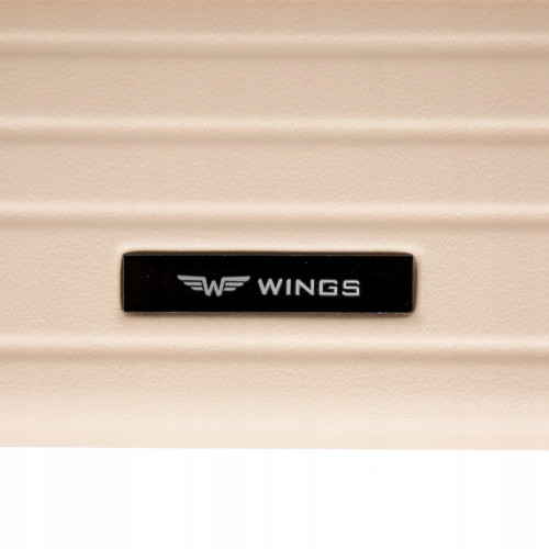 Walizka WINGS twarda średnia ABS BNT01 M DIRTY WHITE 63 l