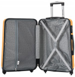 WALIZKA WINGS ŚREDNIA 24" 63l ABS 4 KOŁA KST01 M BLACK