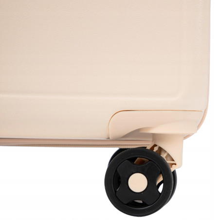 Walizka WINGS twarda średnia ABS BNT01 M DIRTY WHITE 63 l