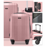 WALIZKA WINGS ŚREDNIA 24" 63l ABS 4 KOŁA KST01 M BLACK
