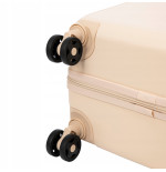 Walizka WINGS twarda średnia ABS BNT01 M DIRTY WHITE 63 l