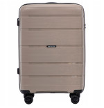 Walizka twarda WINGS średnia polipropylen HWF02 M CHAMPAGNE 63 l