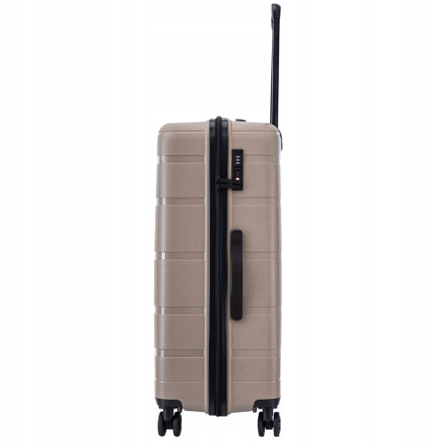 Walizka twarda WINGS średnia polipropylen HWF02 M CHAMPAGNE 63 l