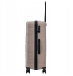 Walizka twarda WINGS średnia polipropylen HWF02 M CHAMPAGNE 63 l