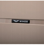 Walizka twarda WINGS średnia polipropylen HWF02 M CHAMPAGNE 63 l