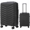 Walizka WINGS twarda średnia polipropylen PHX02 M BLACK 63 l