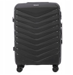 Walizka WINGS twarda średnia polipropylen PHX02 M BLACK 63 l