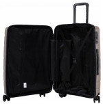 Walizka twarda WINGS średnia polipropylen HWF02 M CHAMPAGNE 63 l