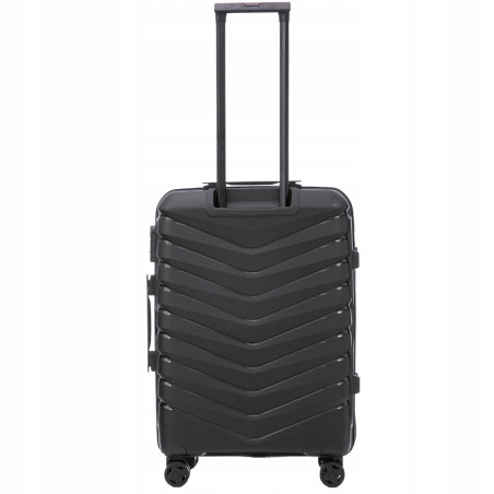 Walizka WINGS twarda średnia polipropylen PHX02 M BLACK 63 l