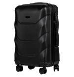 WALIZKA ŚREDNIA POJEMNA Z POSZERZENIEM WINGS ABS 149 63 l BLACK