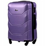 Walizka twarda średnia UNLIMITED MGN01 M SILVER PURPLE 63 l