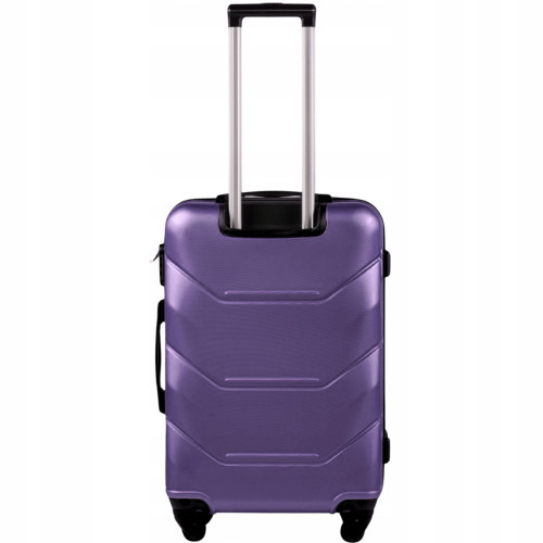 Walizka twarda średnia UNLIMITED MGN01 M SILVER PURPLE 63 l