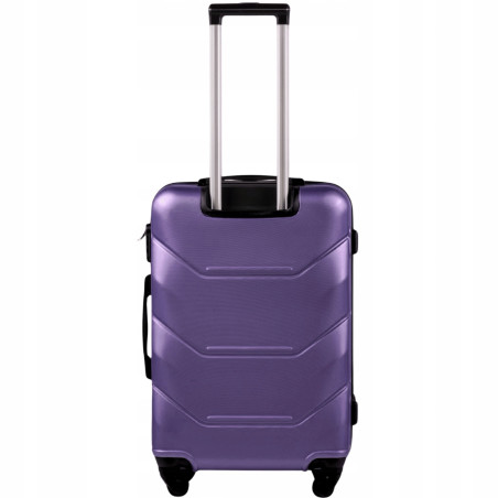 Walizka twarda średnia UNLIMITED MGN01 M SILVER PURPLE 63 l