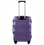 Walizka twarda średnia UNLIMITED MGN01 M SILVER PURPLE 63 l