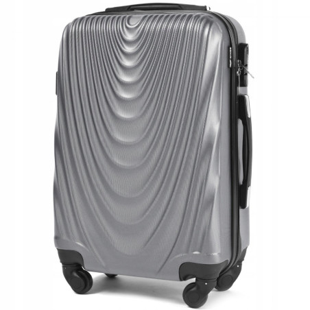 Walizka kabinowa Wings 304 S, Silver