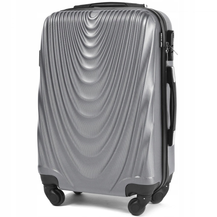 Walizka kabinowa Wings 304 S, Silver