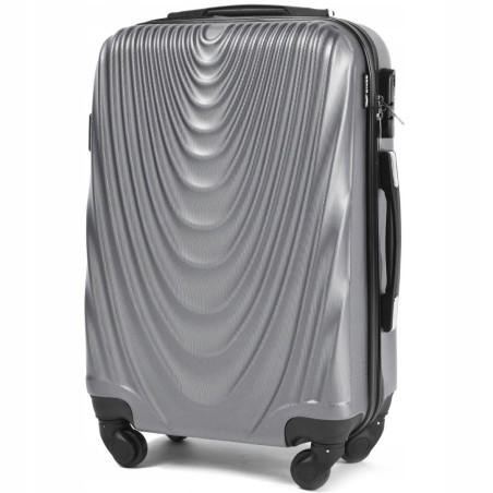 Walizka kabinowa Wings 304 S, Silver