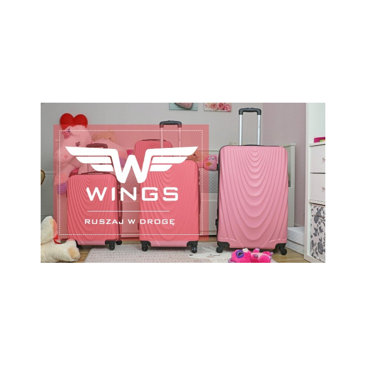 Walizka kabinowa Wings 304 S, Burgundy