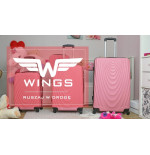 Walizka kabinowa Wings 304 S, Burgundy