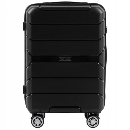 PP05, Walizka kabinowa Wings S, Black - POLIPROPYL