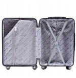 PP05, Walizka kabinowa Wings S, Black - POLIPROPYL