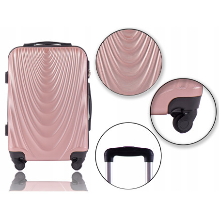 Walizka kabinowa Wings 304 S, Dark grey