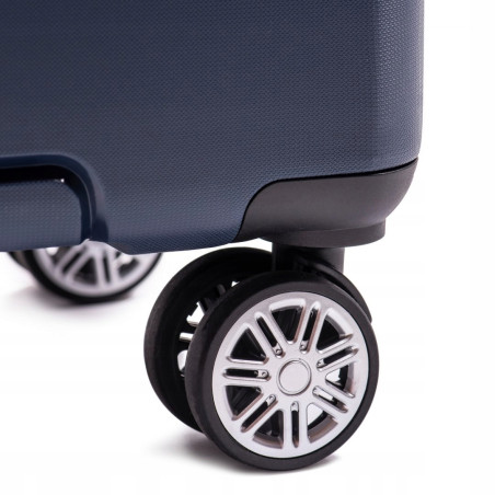 PP05, Walizka kabinowa Wings S, Black - POLIPROPYL