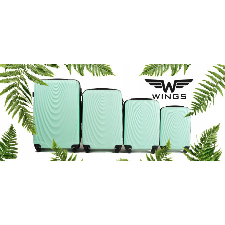 Walizka kabinowa Wings 304 S, Dark grey