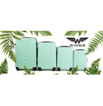 Walizka kabinowa Wings 304 S, Dark grey