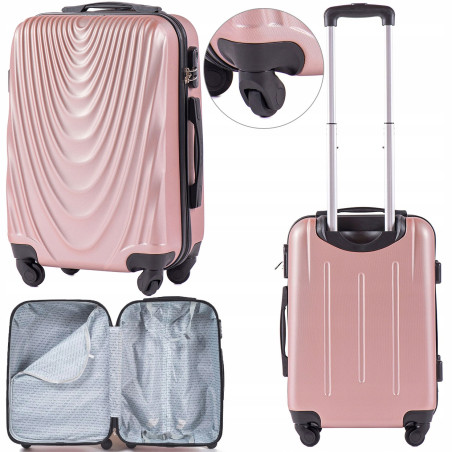 Walizka kabinowa Wings 304 S, Dark grey