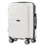 PP05, Walizka kabinowa Wings S, White - POLIPROPYL