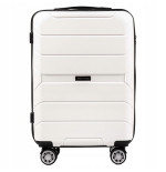 PP05, Walizka kabinowa Wings S, White - POLIPROPYL