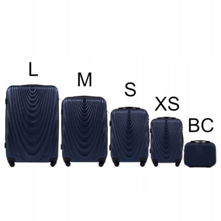 Walizka kabinowa Wings 304 XS, Blue