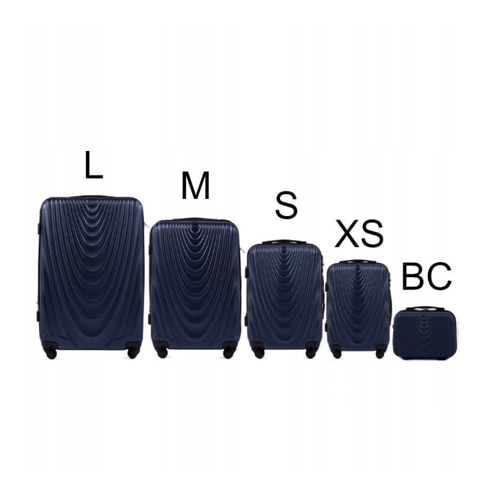 Walizka kabinowa Wings 304 XS, Blue