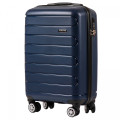 Walizka kabinowa Wings polipropylen DQ181-03 S BLUE