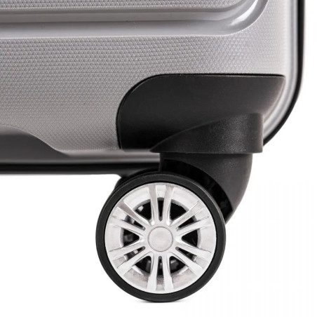 Walizka kabinowa Wings polipropylen DQ181-03 S BLUE