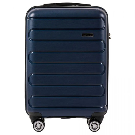 Walizka kabinowa Wings polipropylen DQ181-03 S BLUE
