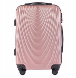 Walizka twarda kabinowa mała Wings ABS 304 XS ROSE GOLD 28 l