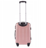Walizka twarda kabinowa mała Wings ABS 304 XS ROSE GOLD 28 l