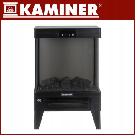 Grzejnik z efektem płomienia- 2000W 3D, Embego Kaminer 26400