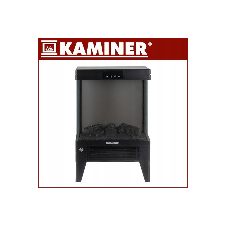 Grzejnik z efektem płomienia- 2000W 3D, Embego Kaminer 26400