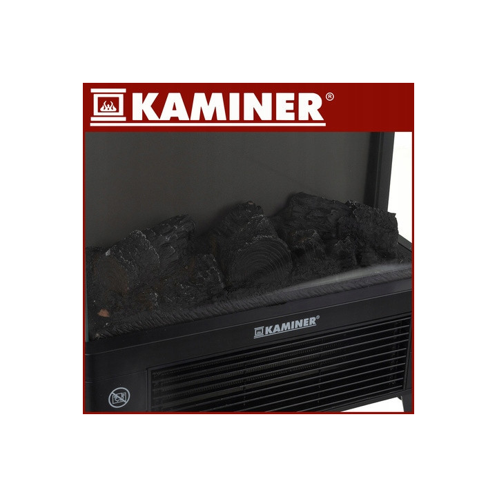 Grzejnik z efektem płomienia- 2000W 3D, Embego Kaminer 26400