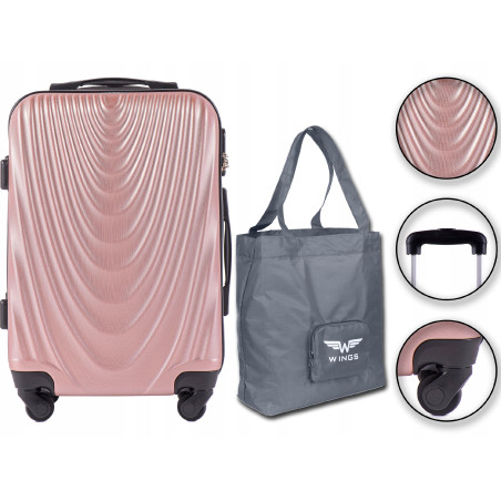 Walizka kabinowa Wings 304 S, Black