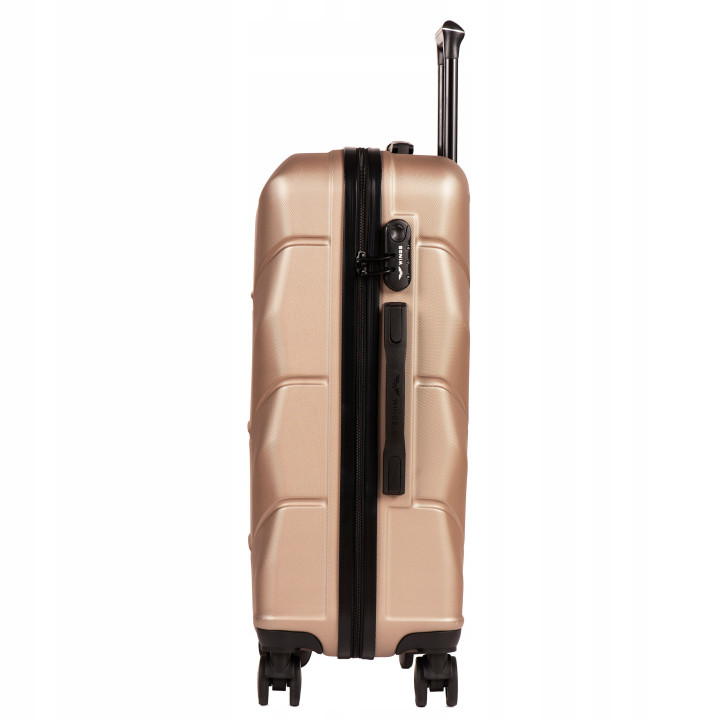 Walizka WINGS kabinowa 55 x 37 x 23cm 36 l ABS SZARA